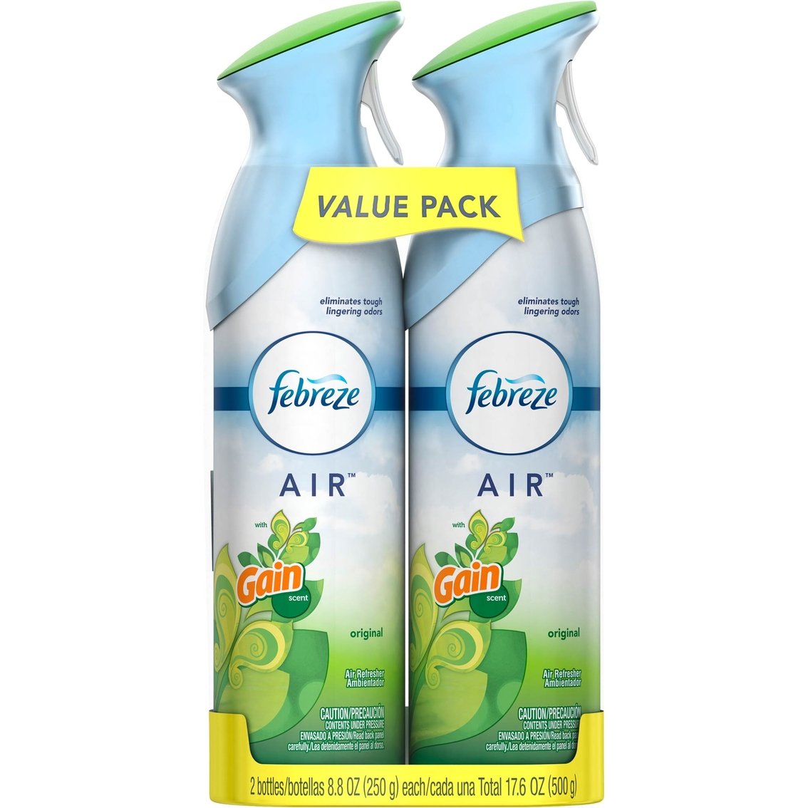 Febreze - Air Freshener, Gain Original Scent, 8.8oz, 2 Pack - Case of 6