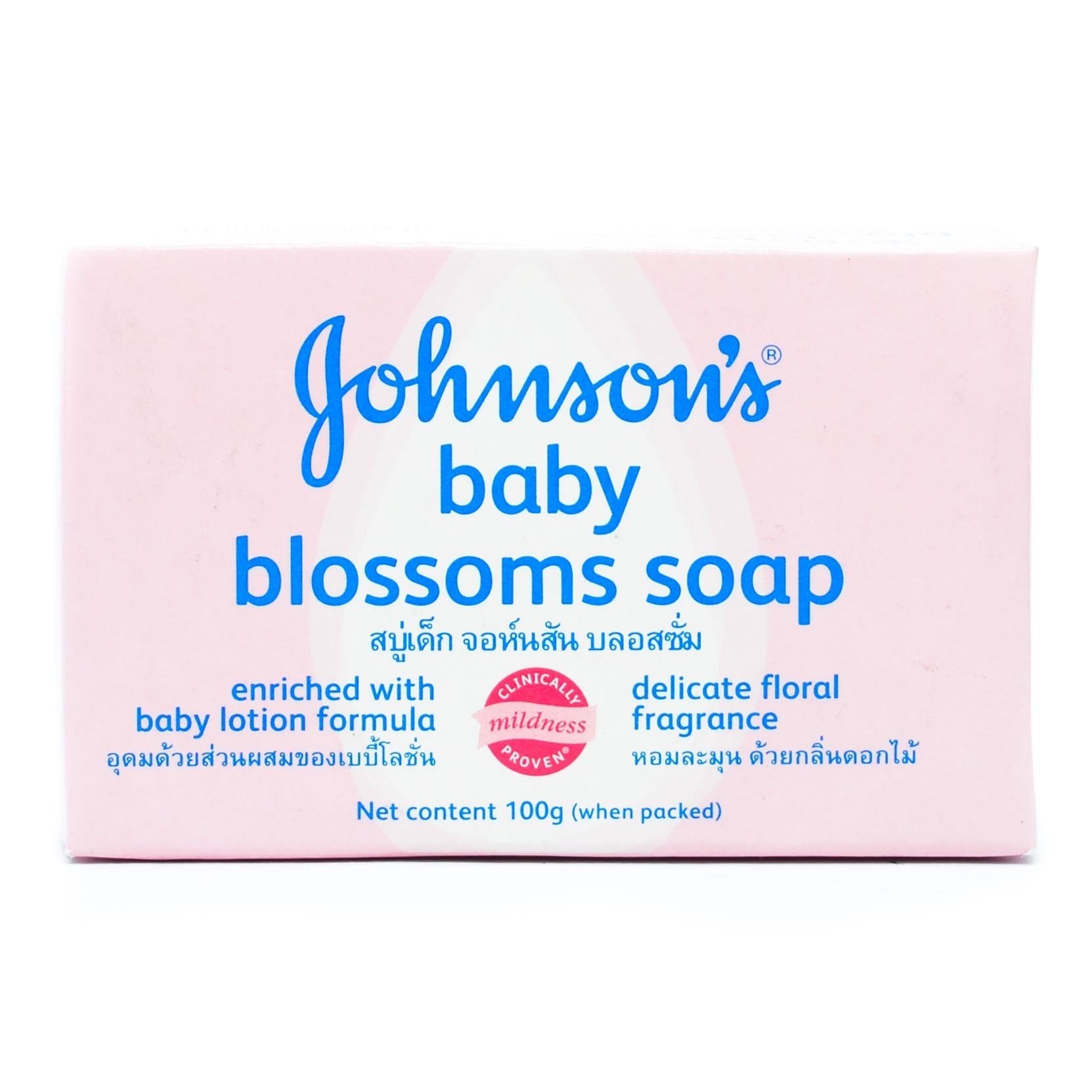 Johnson's Baby Soap Blossoms (3.5oz) 100g - Case of 12