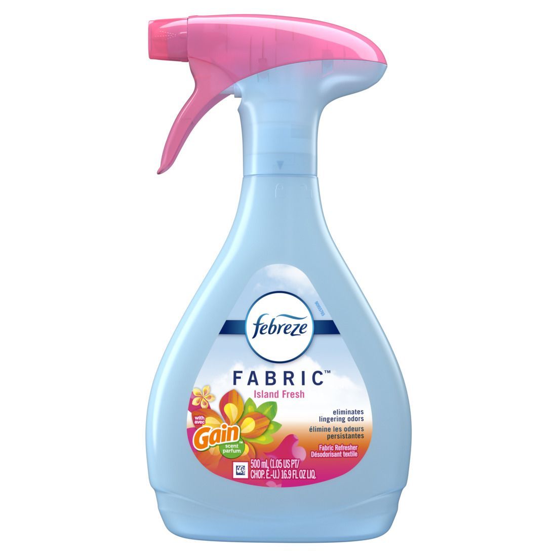 Febreze - Fabric Refresher, Gain Island Fresh Scent, 16.9oz - Case of 8