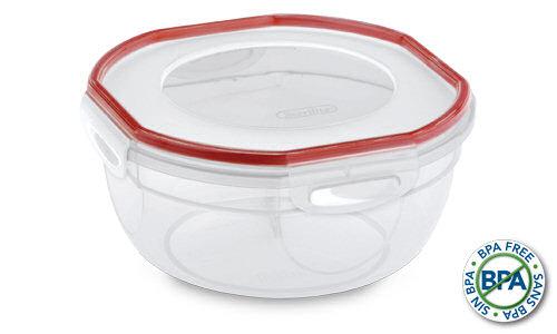 Sterilite 0393 - Ultra•Seal™ 2.5 Qt. Bowl, Clear - Case of 4