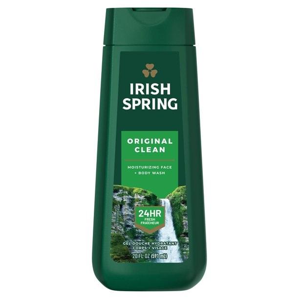 Body Wash Gel Irish Spring Original Clean 20oz - Case of 4 US06958A