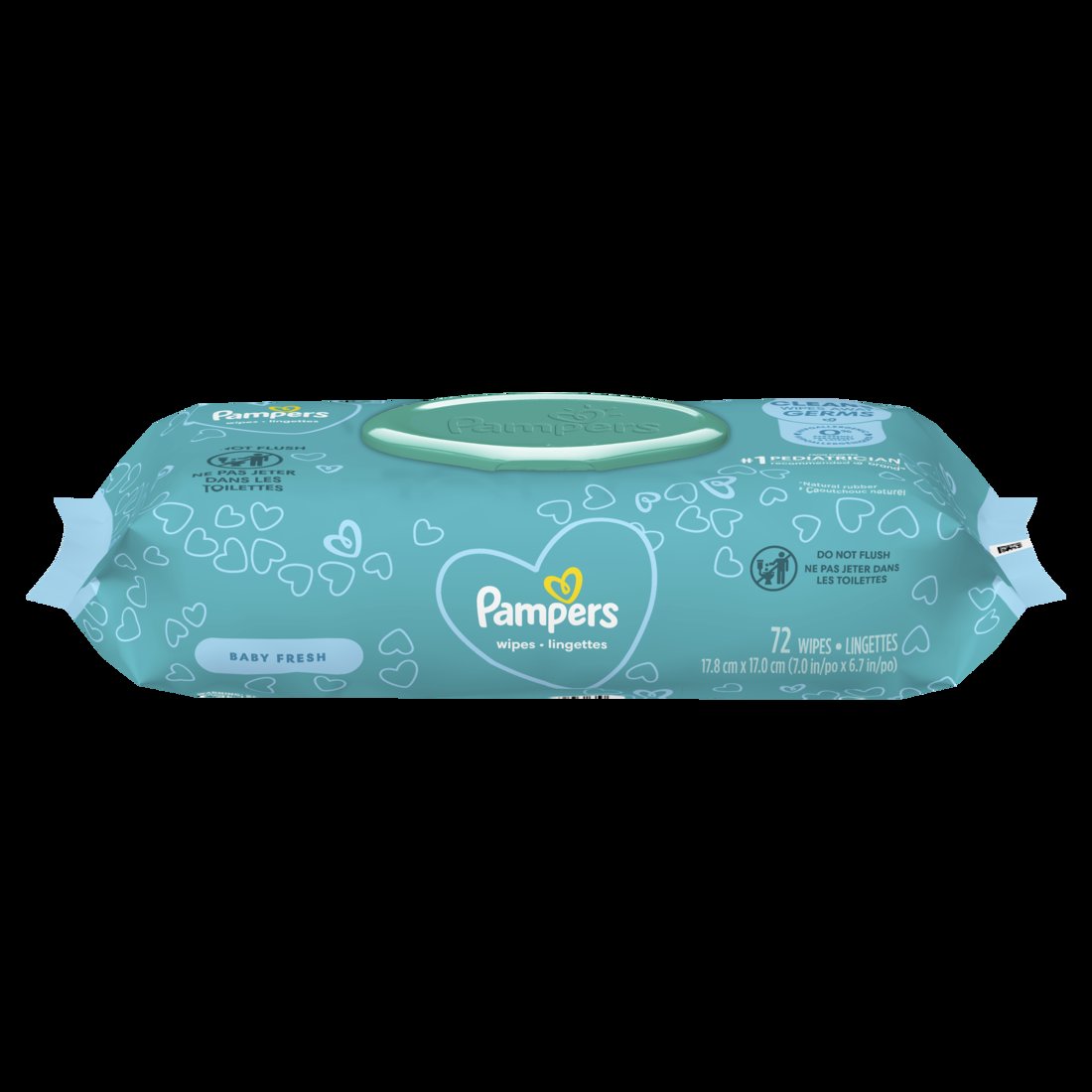 Wipes Pop-Top Pampers Fresh 72Ct - Case of 8