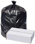 Commercial Trash Bags 58-Gallon Black 38"x58" 1.35Mil - Case of 100