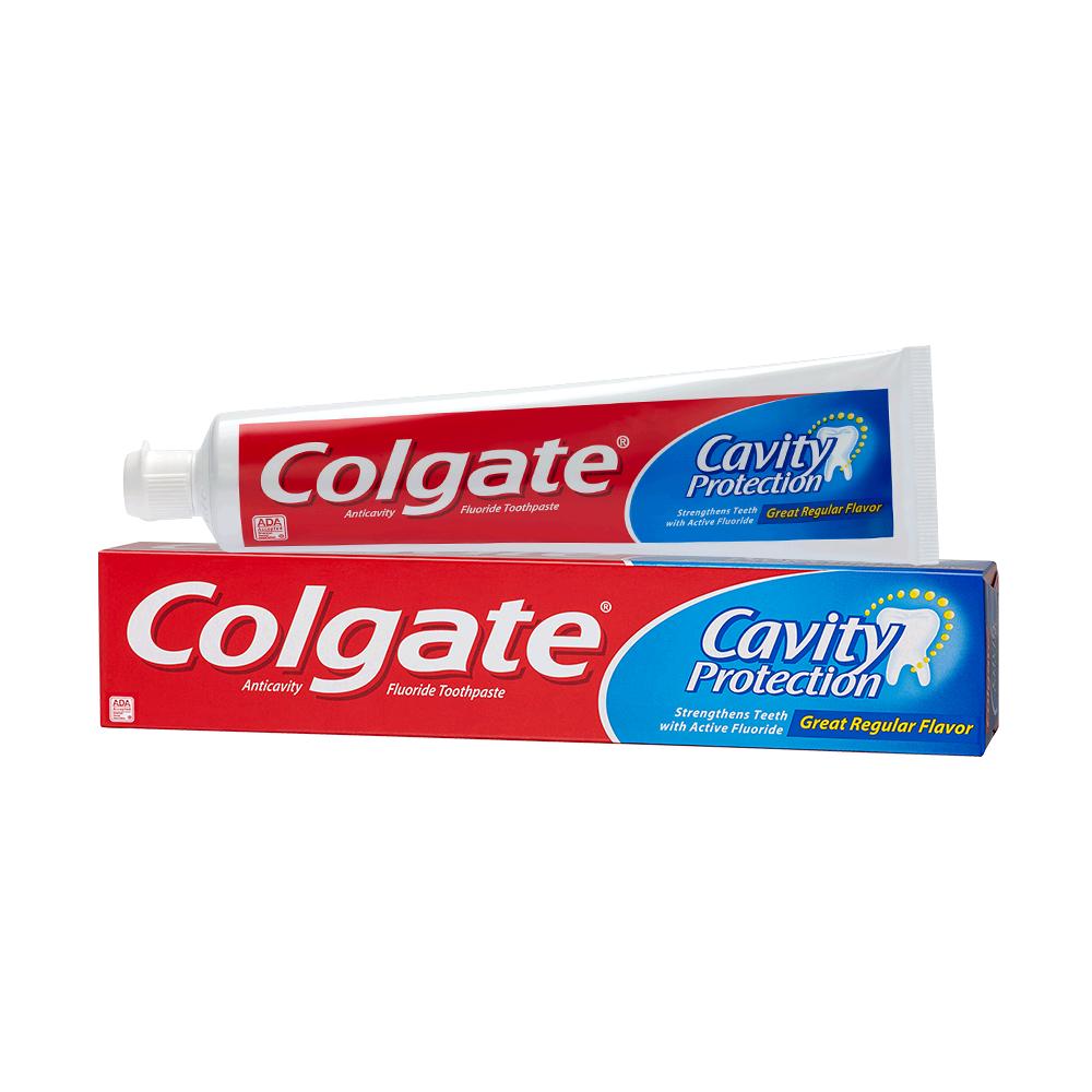Colgate Proof Toothpaste Colgate - Cavity Protection Toothpaste, Regular Flavor, 2.5oz - Case of 24