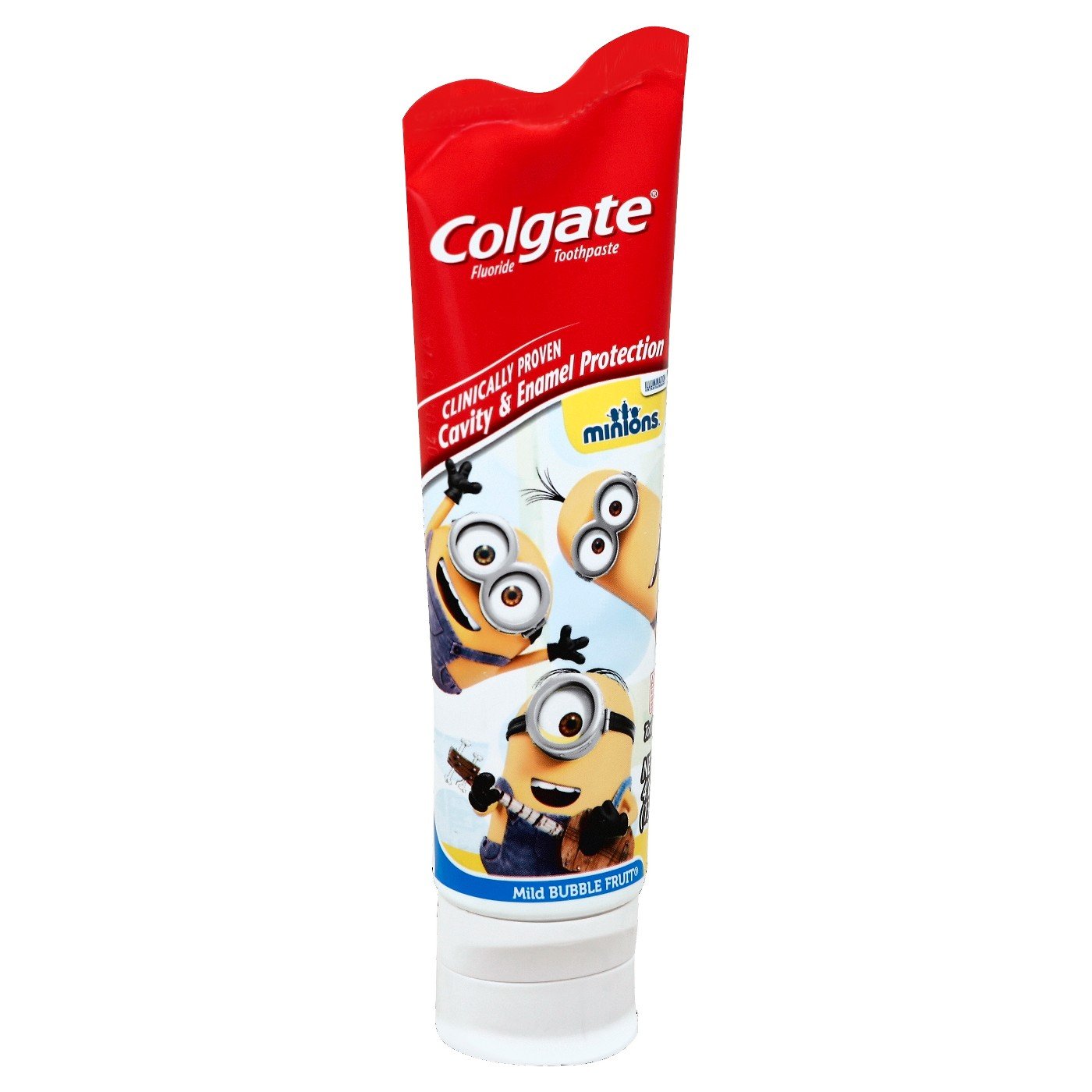 Colgate - Minions Kids Toothpaste with Fluoride, Mild Bubble Fruit ...