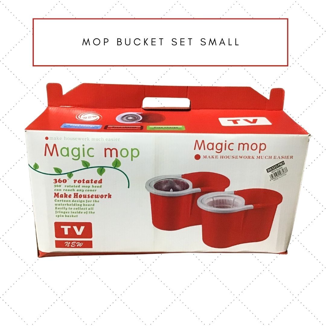 Spin Mop Bucket Set, Red