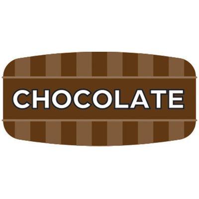 Chocolate Label 1000 labels per roll
