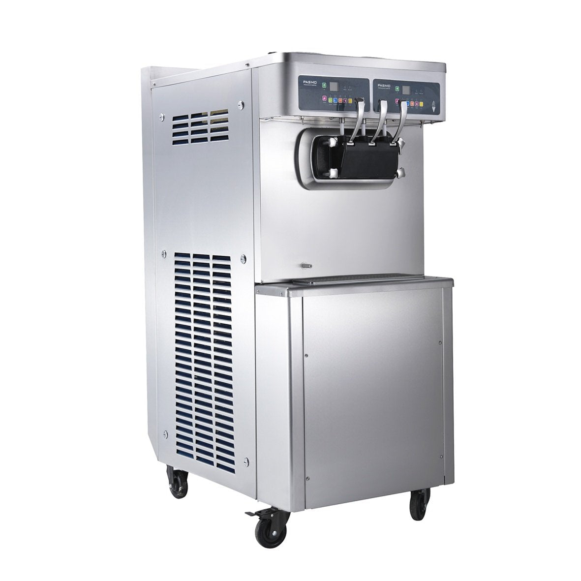 Pasmo S520FA2 - Floor Model Two Flavor Soft Serve Machine w/ (2) 13.2-Qt. Hoppers, Air-Cooled