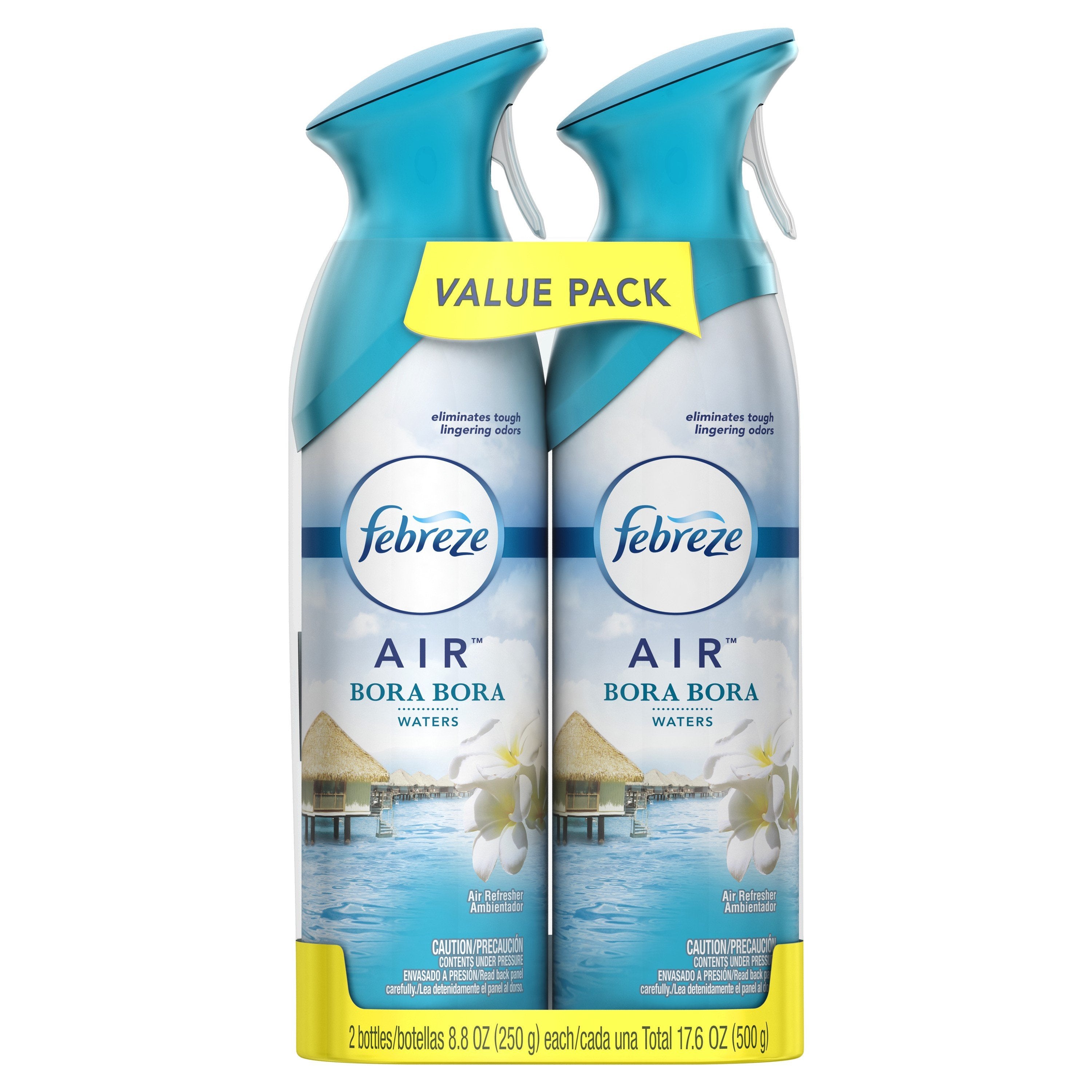 Febreze - Air Freshener, Bora Bora Waters Scent, 8.8oz, 2 Pack - Case of 6