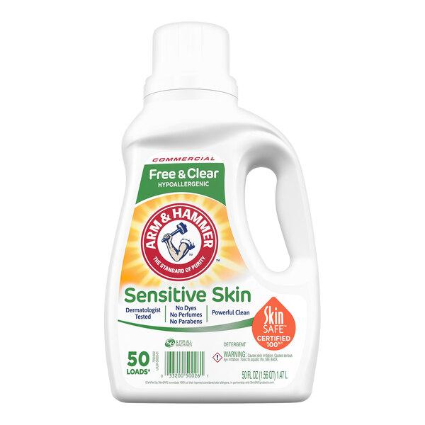 Arm & Hammer - Free & Clear 2X HE Liquid Laundry Detergent 50oz - Case of 8