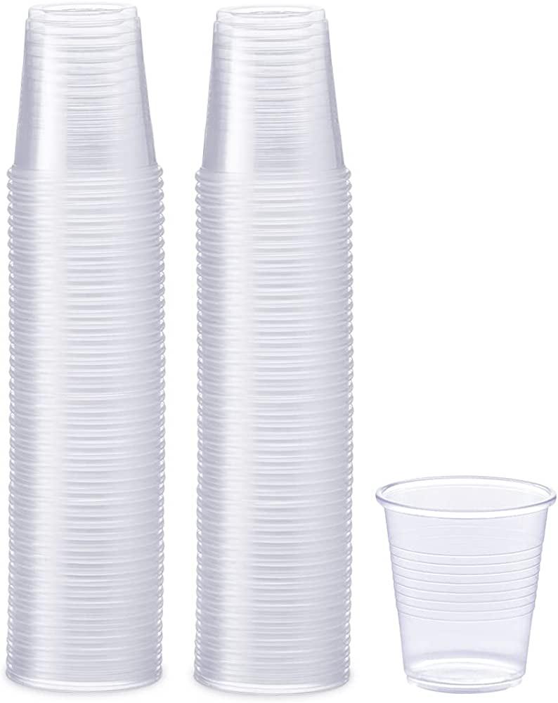3oz Plastic Cup Clear 100 Pack - Case of 24