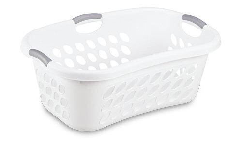 Sterilite 1210 - 1.25 Bushel Ultra™ HipHold Laundry Basket, White - Case of 6