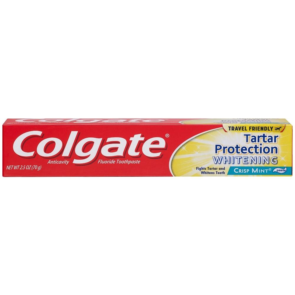 Colgate - Tartar Protection Whitening Toothpaste, Crisp Mint, 2.5oz - Case of 24