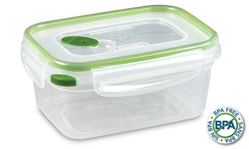 Sterilite 0312 - Ultra•Seal™ 4.5 Cup Rectangle, New Leaf - Case of 6