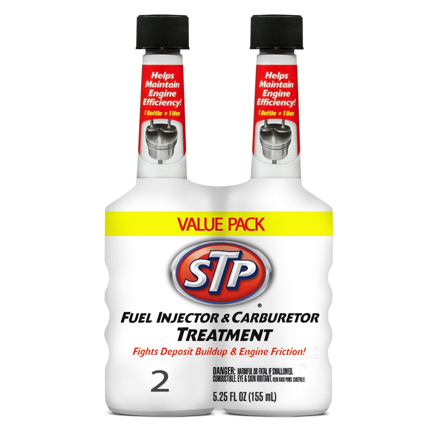 Fuel Injector & Carburetor Treatment, Twin Pack, 5.25oz - Case of 12