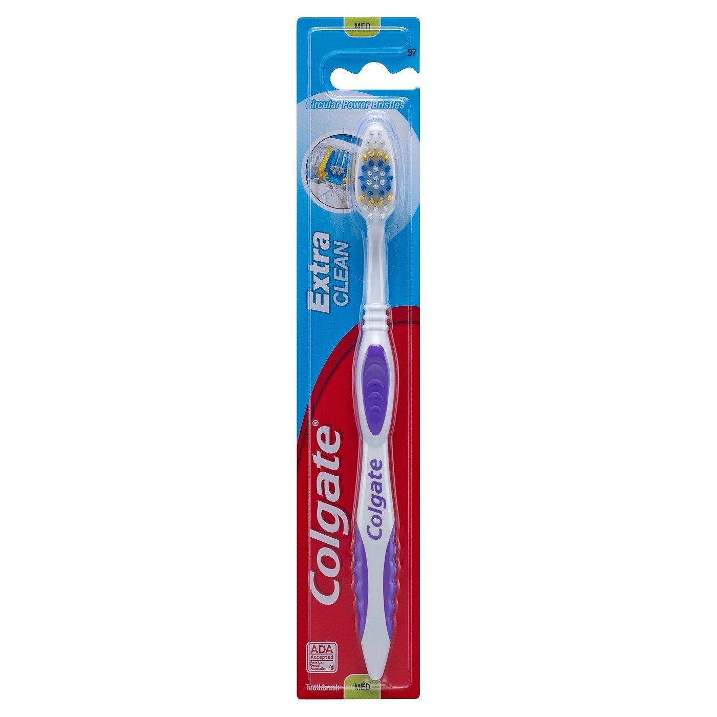 Colgate - Extra Clean Full Head Toothbrush, Medium - Case of 72