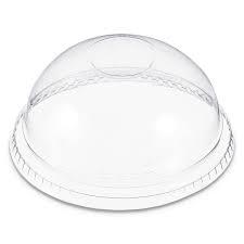 Dart DLR662 - Conex Clear Dome Lid with 1" Hole - Case of 1000