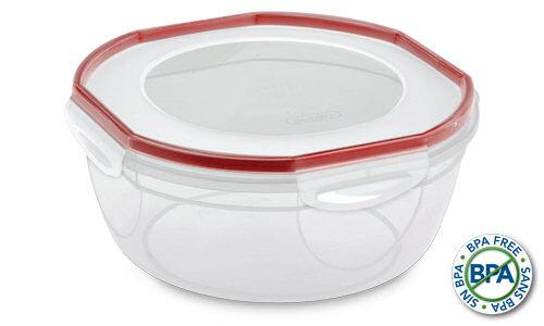 Sterilite 0394 - Ultra•Seal™ 4.7 Qt. Bowl, Clear - Case of 4