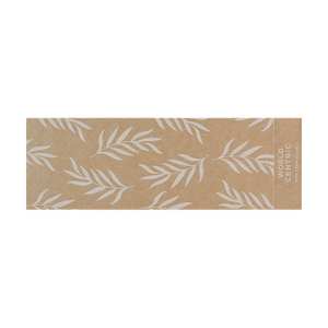 World Centric SL-PA-CT2 FSC paper sleeve for 20 to 32 oz takeout boxes, empty product on transparent background