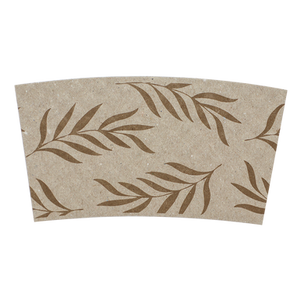 World Centric manufacturer product view of SL-PA-ME recycled paper sleeve for 8 oz hot cups