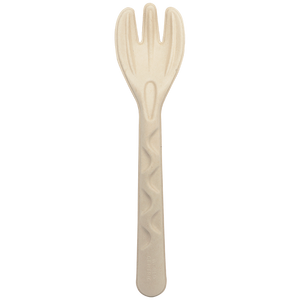 World Centric 10-inch unbleached plant-fiber serving fork, manufacturer product view