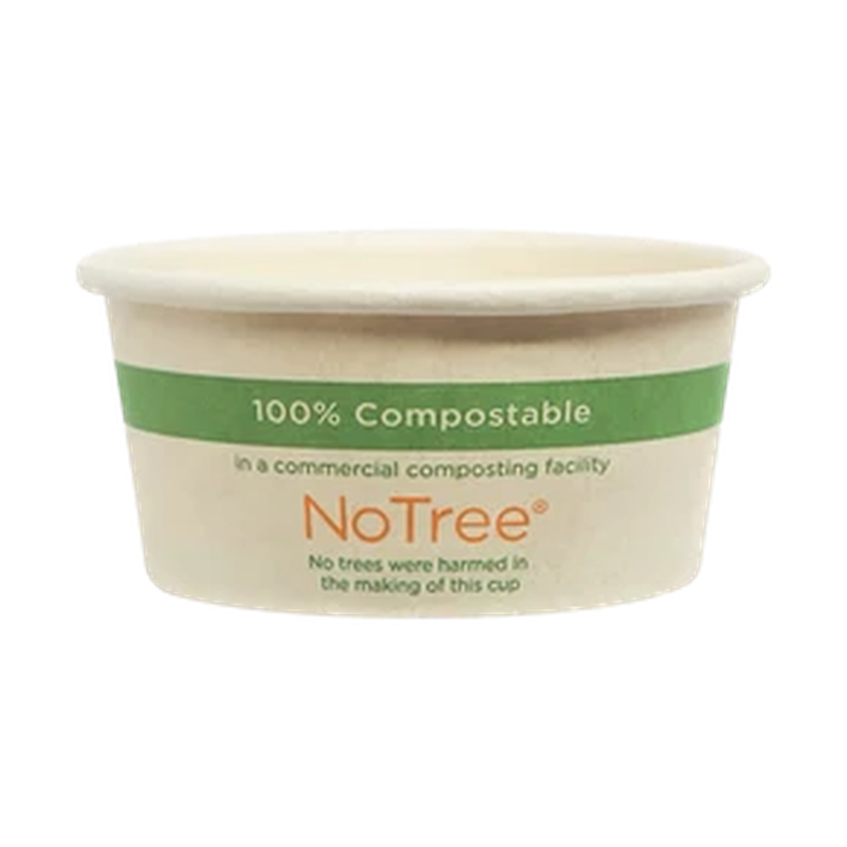 World Centric 2-ounce NoTree paper portion cup, empty product view