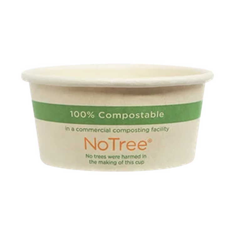 World Centric 2-ounce NoTree paper portion cup, empty product view