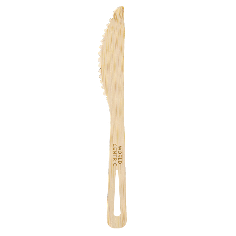 World Centric 6.7-inch FSC-certified bamboo knife, empty product view