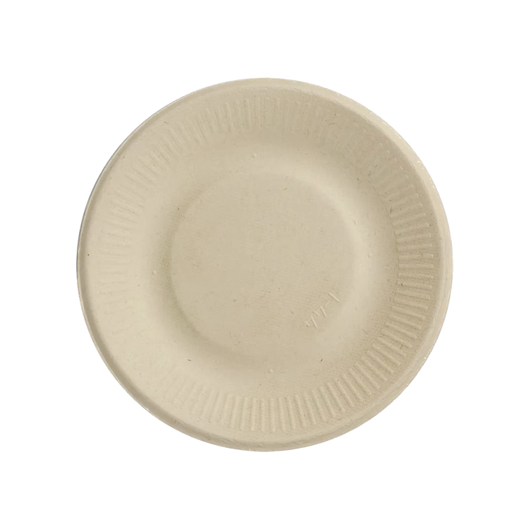 World Centric 6-inch ripple-edge plant-fiber plate, manufacturer product view