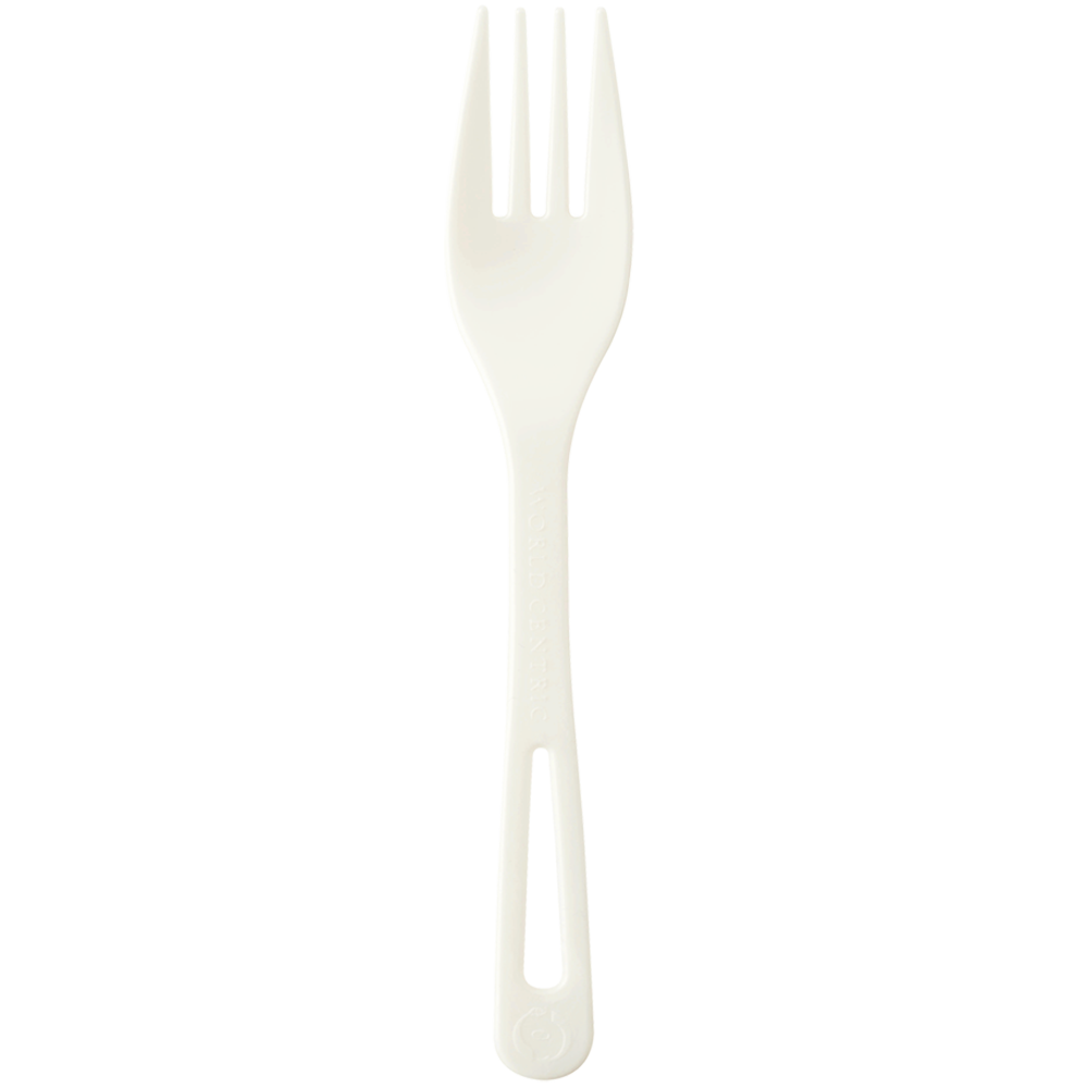 World Centric 7-inch ivory TPLA fork, empty product view