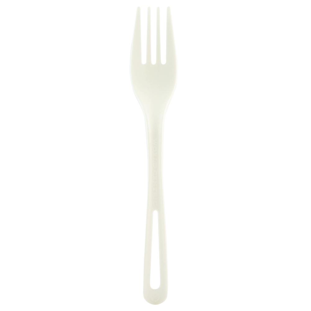 World Centric FO-PS-6L ribbed TPLA fork, full front view