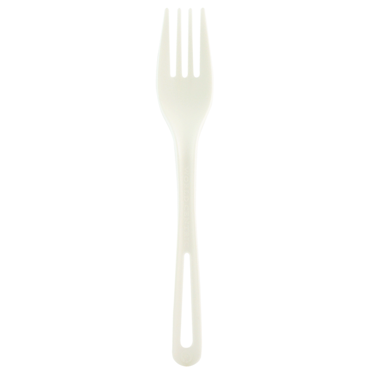 World Centric FO-PS-6L ribbed TPLA fork, full front view