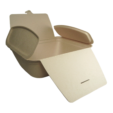 World Centric FP-SC-U3-LFS folding fiber container, open full product view