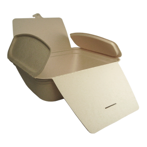 World Centric FP-SC-U3-LFS folding fiber container, open full product view