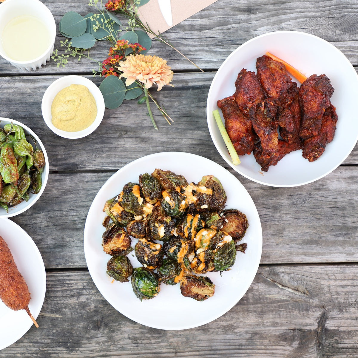 World Centric ZeroWare 10-inch reusable plates serving prepared foods