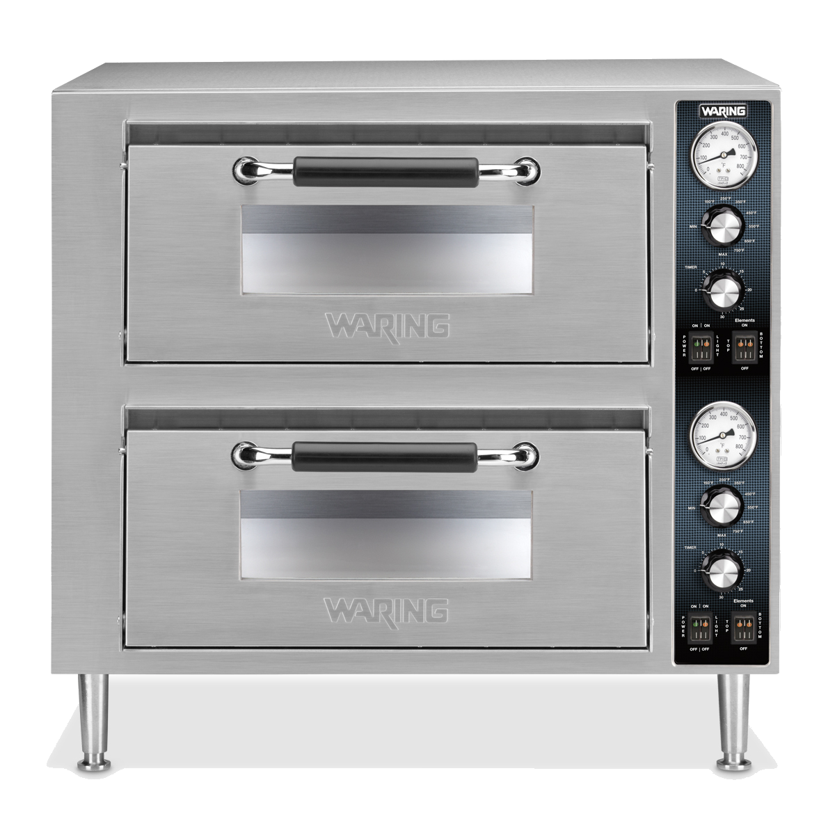 18" Double-Deck Pizza Oven, Dual Chamber WPO750